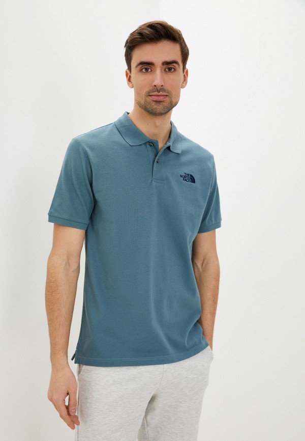

Поло The North Face, Бирюзовый, M POLO PIQUET - EU