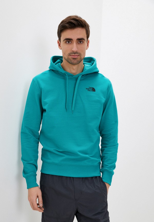 

Худи The North Face, Бирюзовый, M SEASONAL DREW PEAK PULLOVER LIGHT -EU