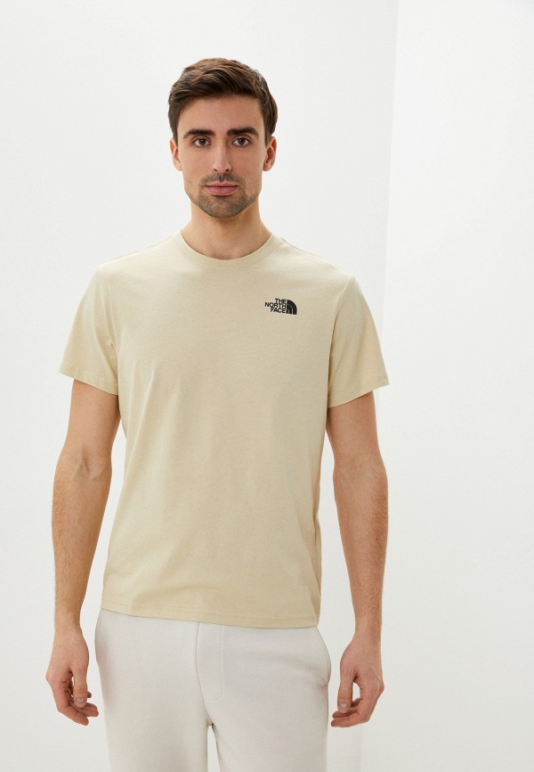 

Футболка The North Face, Бежевый, M S/S REDBOX TEE - EU