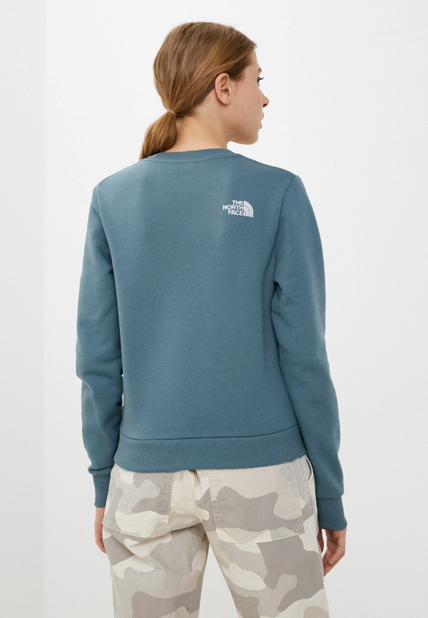 Свитшот The North Face бирюзовый, размер 44, фото 3