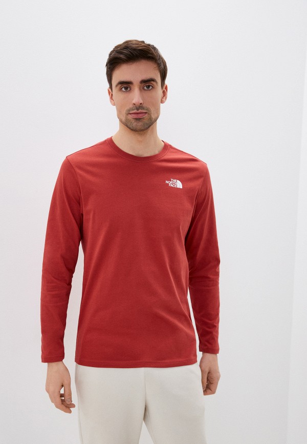 

Лонгслив The North Face, Красный, M L/S RED BOX TEE - EU
