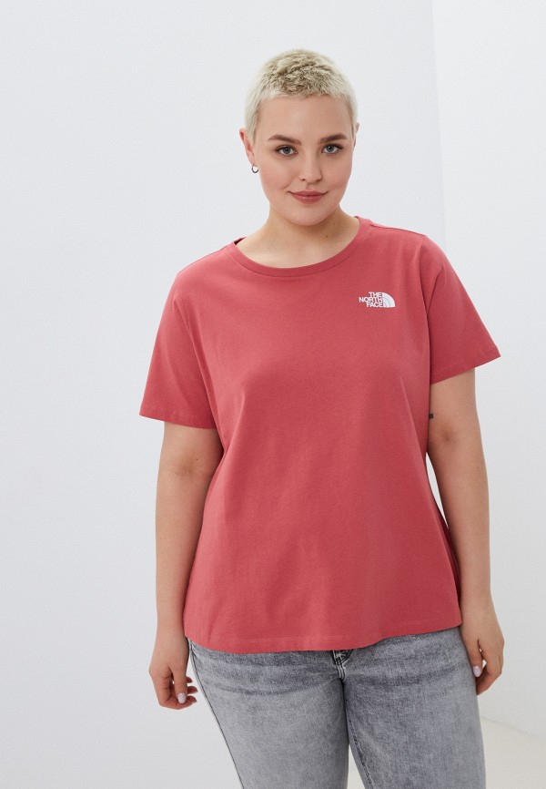 

Футболка The North Face, Коралловый, W PLUS S/S SIMPLE DOME TEE