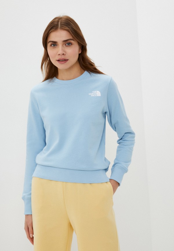 

Свитшот The North Face, Голубой, W LIGHT DREW PEAK CREW