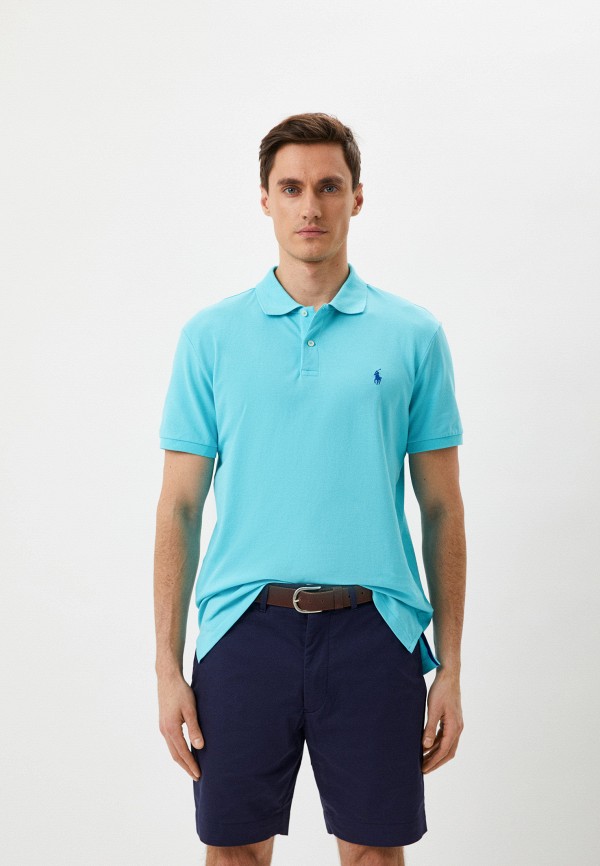 

Поло Polo Golf Ralph Lauren, Голубой