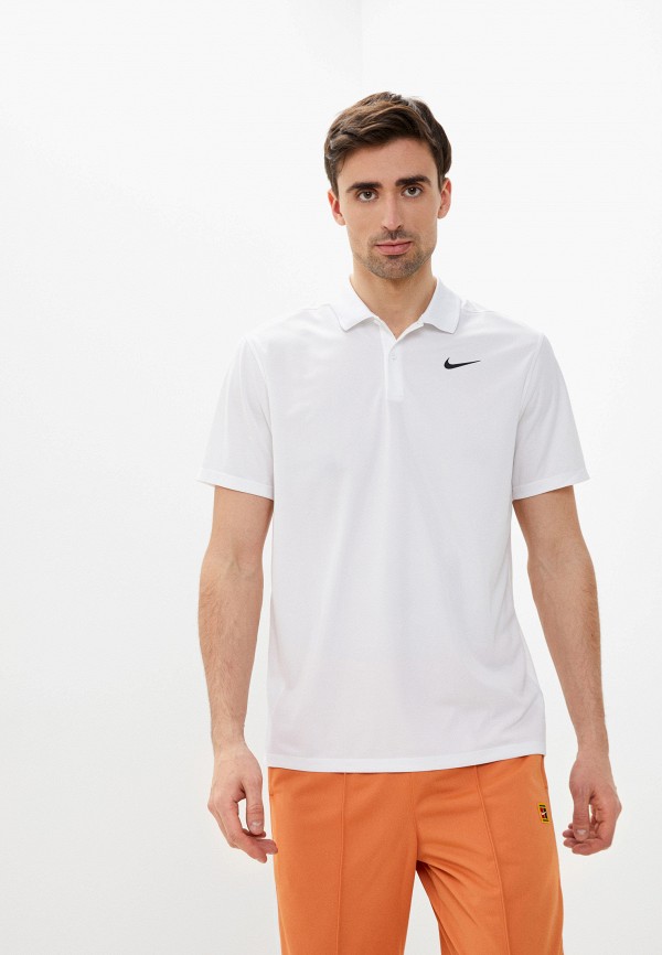 Поло Nike белого цвета