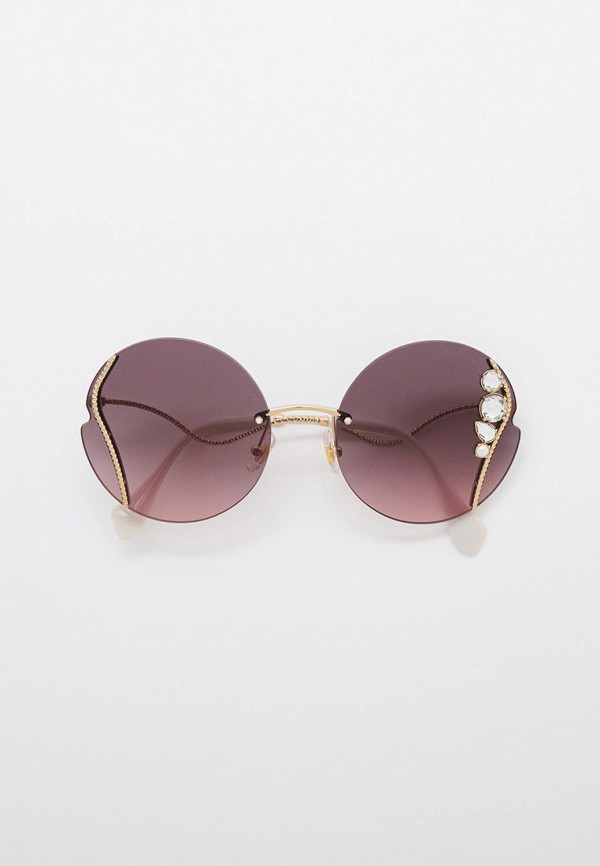 

Очки солнцезащитные Miu Miu, Золотой, MU 50XS 05O146