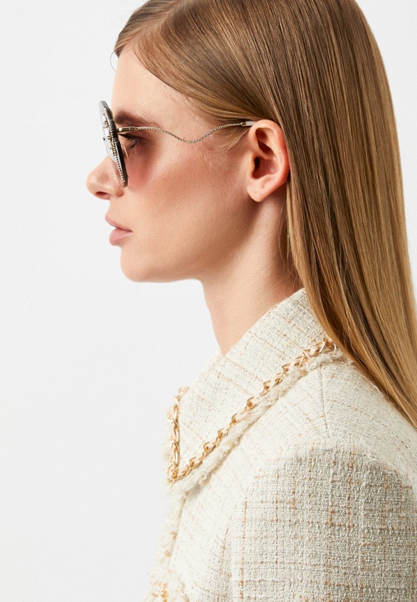 Очки солнцезащитные Miu Miu золотой, размер 61, фото 6