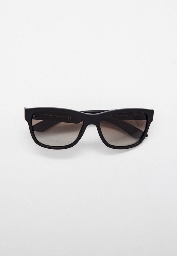 

Очки солнцезащитные Prada Linea Rossa, Черный, PS 03QS DG00A7