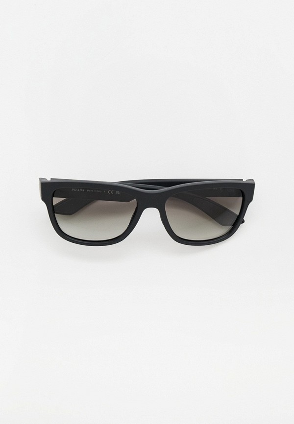 

Очки солнцезащитные Prada Linea Rossa, Черный, PS 03QS DG00A7