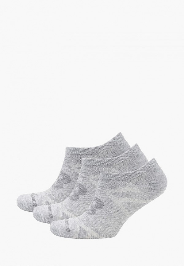 

Носки 3 пары New Balance, Серый, Flat Knit No Show Socks 3 Pack