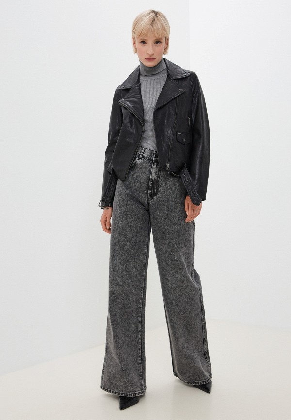 

Куртка кожаная Pepe Jeans, Черный, Pepe Jeans RTLABI129401