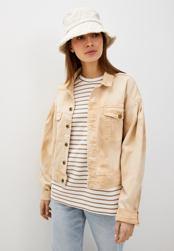 

Куртка джинсовая Pepe Jeans, Бежевый, RIDGE EARTH