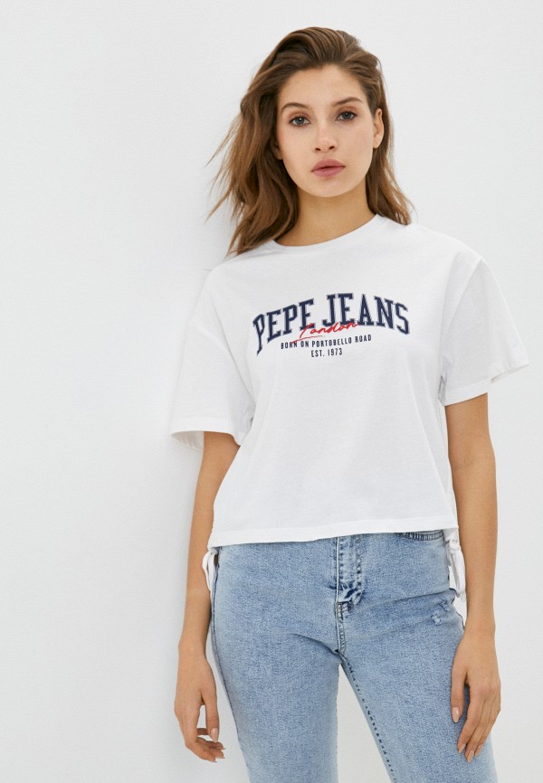 

Футболка Pepe Jeans, Белый, CARA