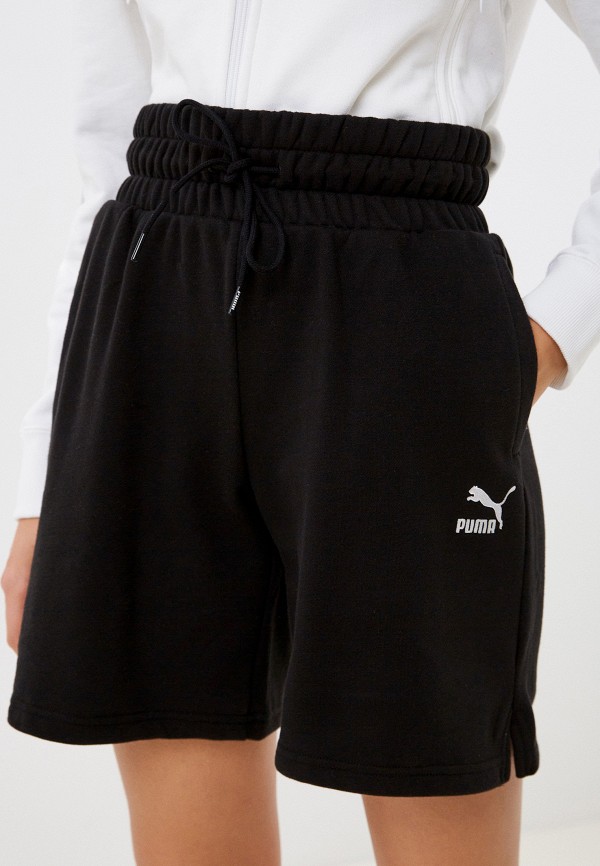 

Шорты спортивные PUMA, Черный, Classics High Waist Longline 8" Shorts TR