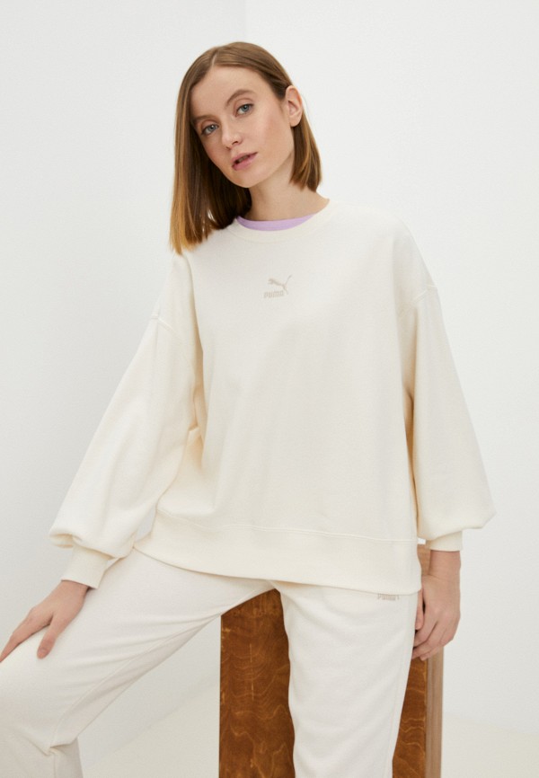 

Свитшот PUMA, Бежевый, Classics Oversized Crew TR