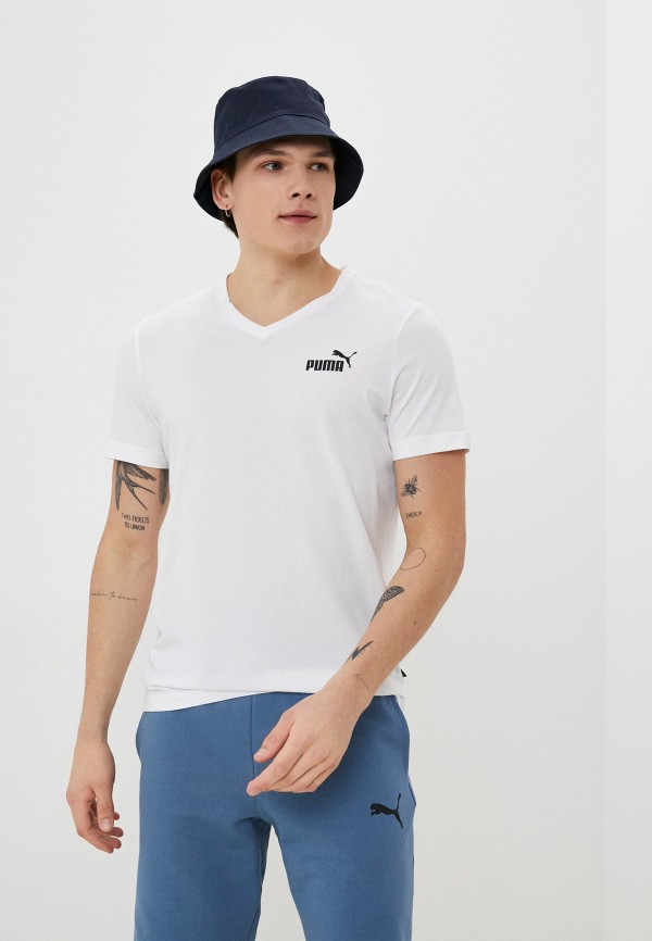 

Футболка PUMA, Белый, ESS V Neck Tee