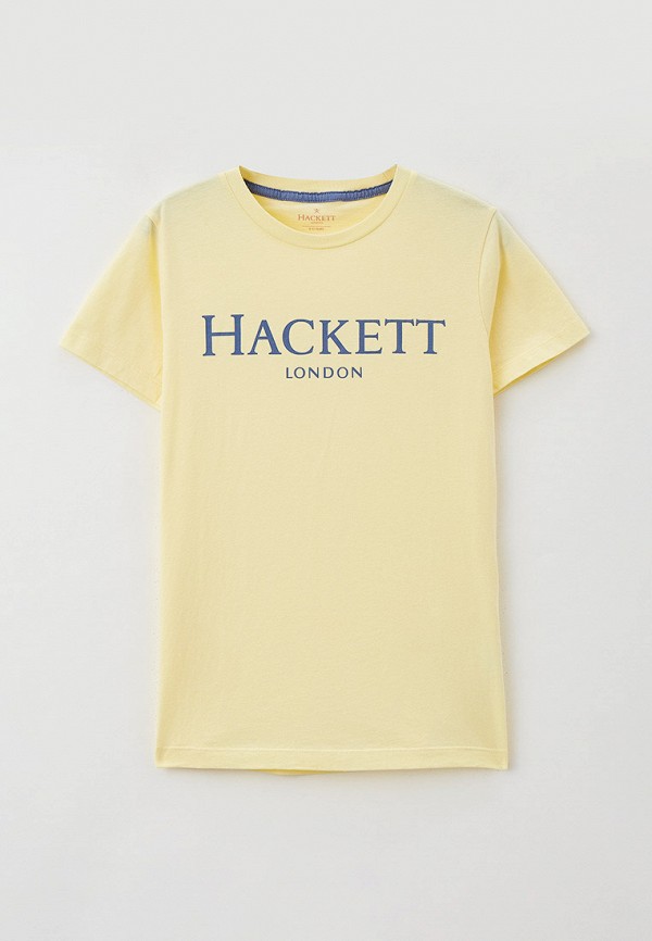 Футболка Hackett London желтого цвета