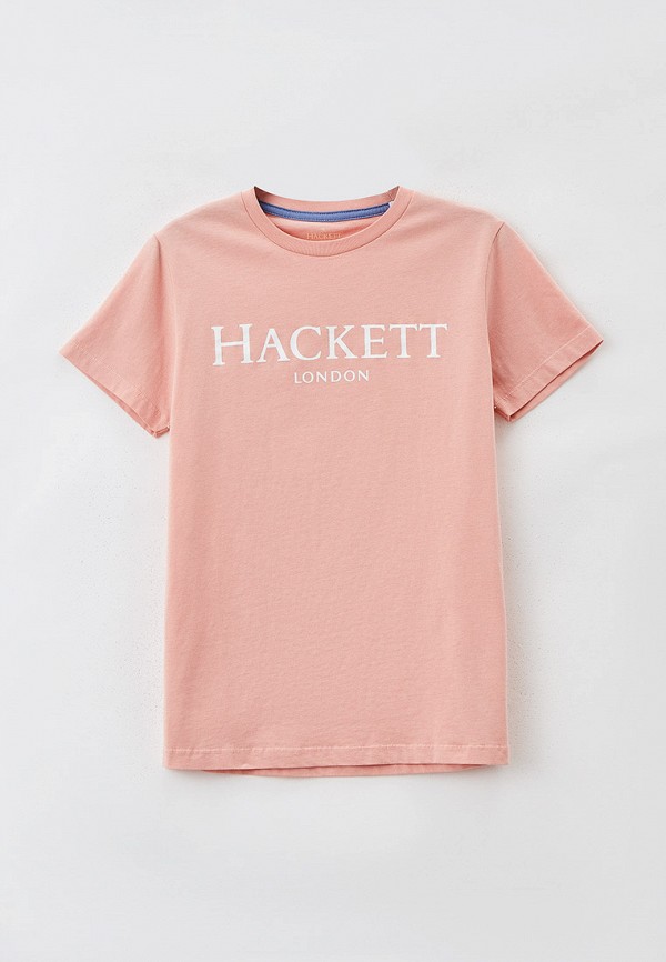 Футболка Hackett London розового цвета