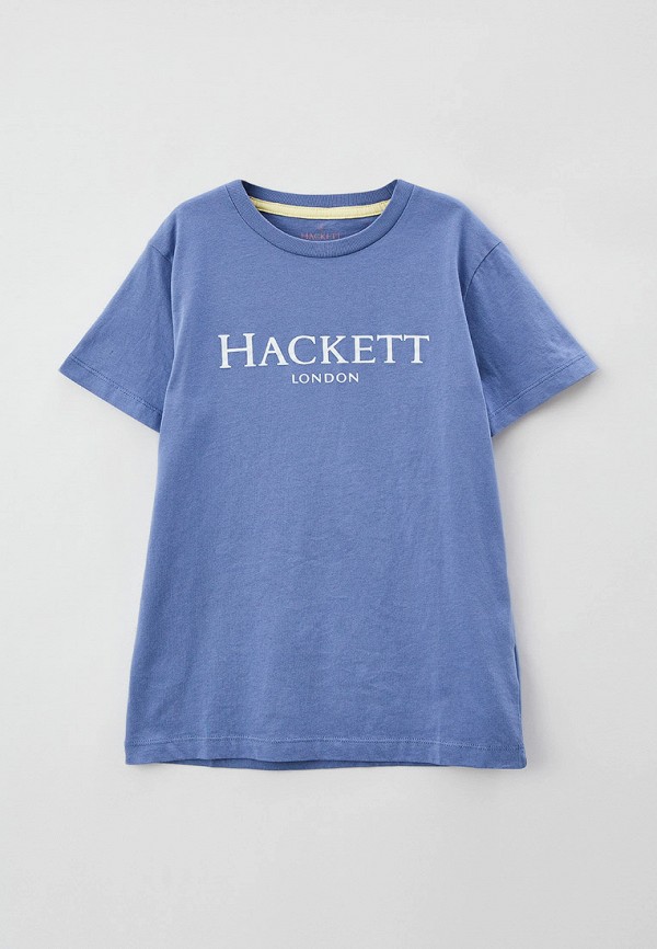 Футболка Hackett London голубого цвета