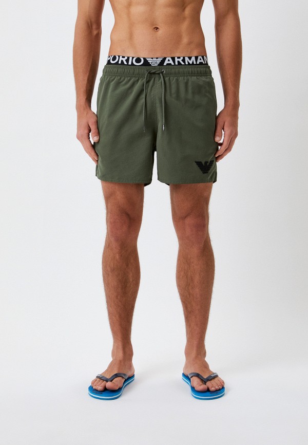 

Шорты для плавания Emporio Armani, Хаки, Emporio Armani RTLABI308401