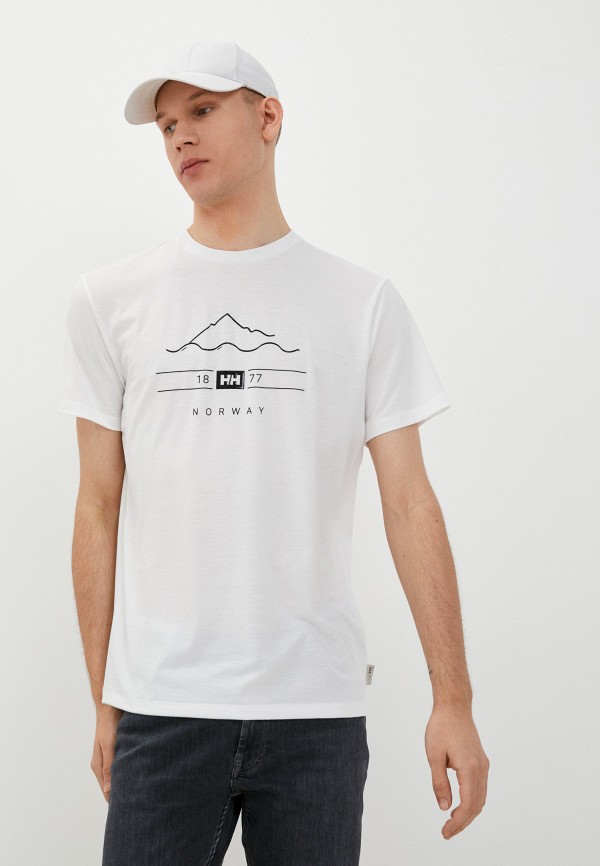 

Футболка Helly Hansen, Белый, SKOG RECYCLED GRAPHIC T-SHIRT