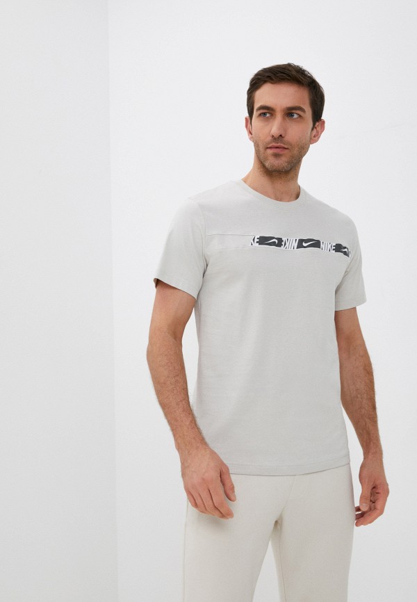 

Футболка Nike, Бежевый, M NSW REPEAT SS TOP