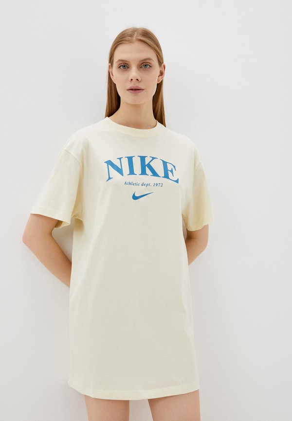 

Платье Nike, Желтый, W NSW SS DRESS GFX