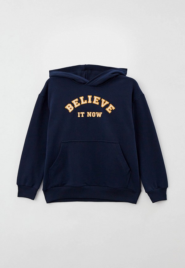 фото Худи button blue