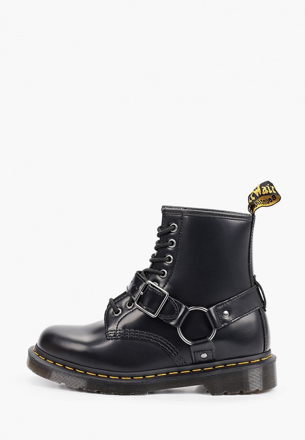 

Ботинки Dr. Martens, Черный, 1460 Harness - 8 Eye Boot