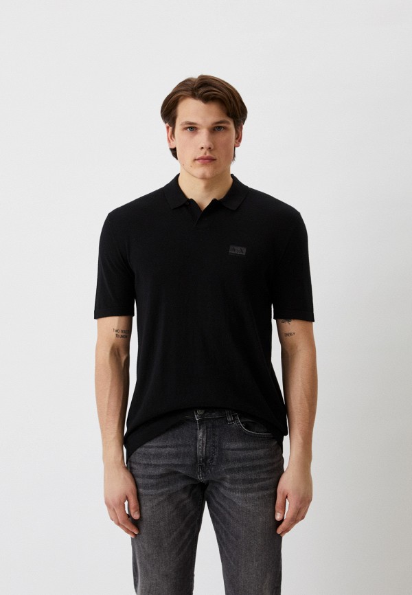 

Поло Armani Exchange, Черный