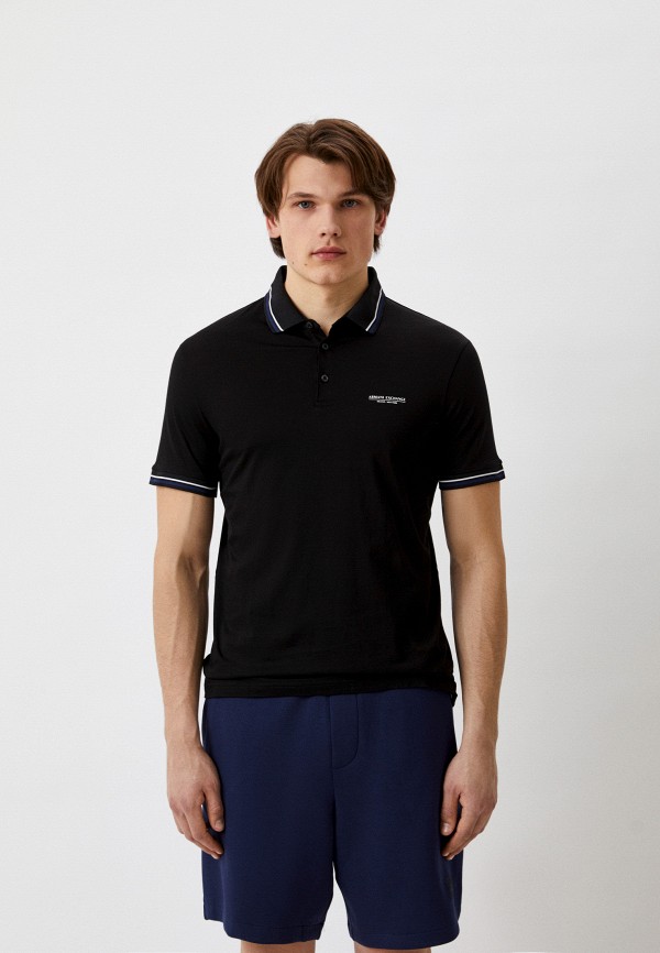 

Поло Armani Exchange, Черный