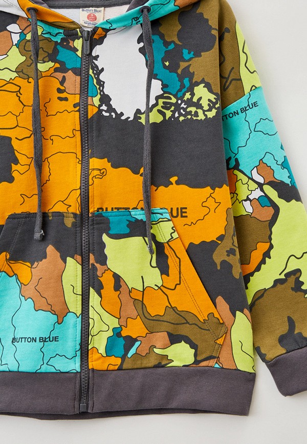 фото Толстовка button blue