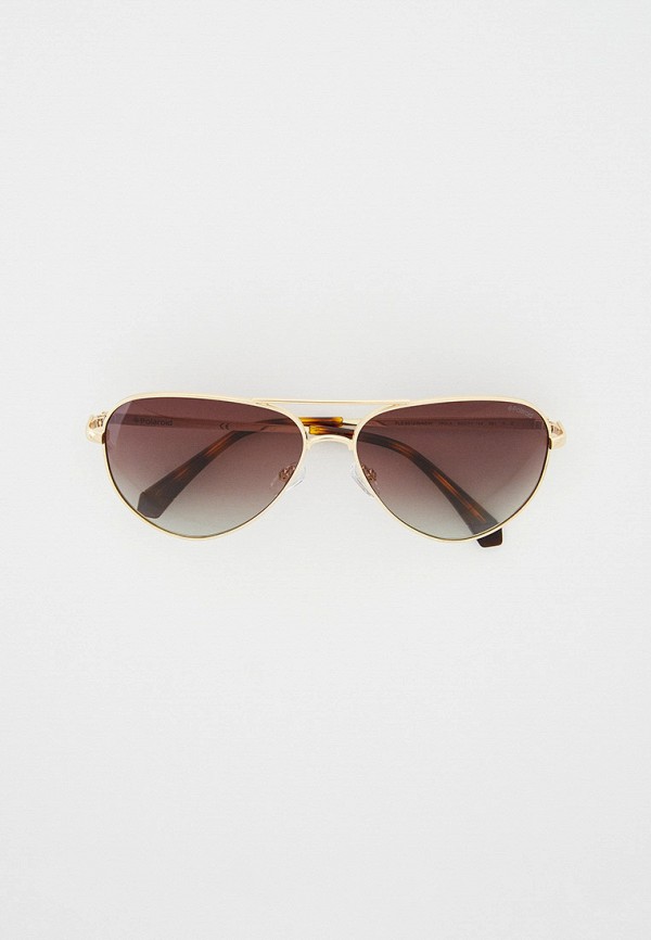 

Очки солнцезащитные Polaroid, Золотой, PLD 6012/N/NEW J5G BROWN