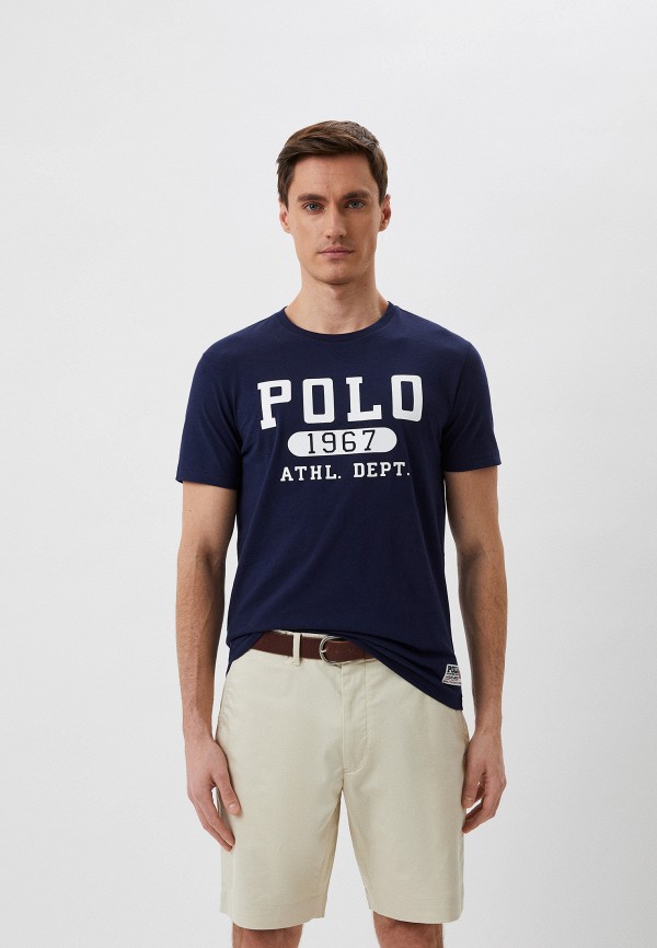 

Футболка Polo Ralph Lauren, Синий, Polo Ralph Lauren RTLABI757701