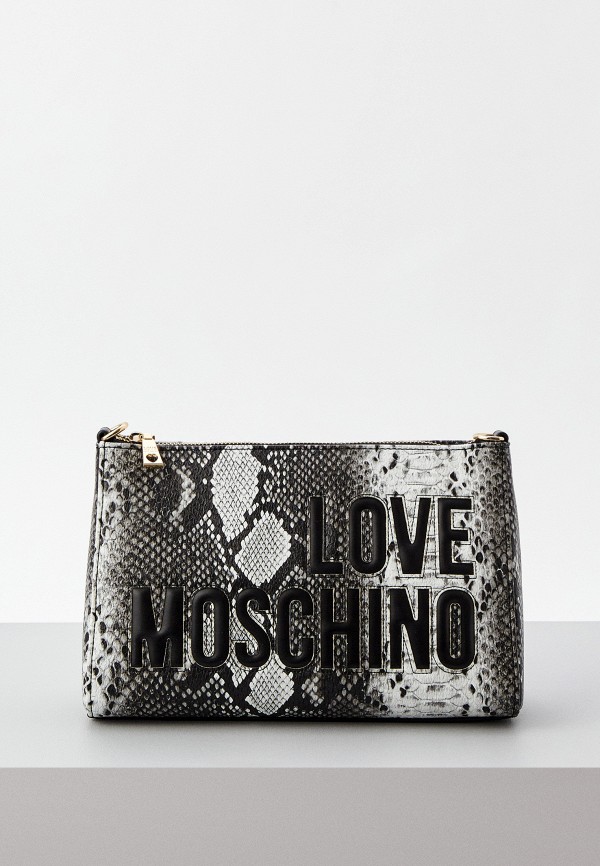 

Сумка и брелок Love Moschino, Серый