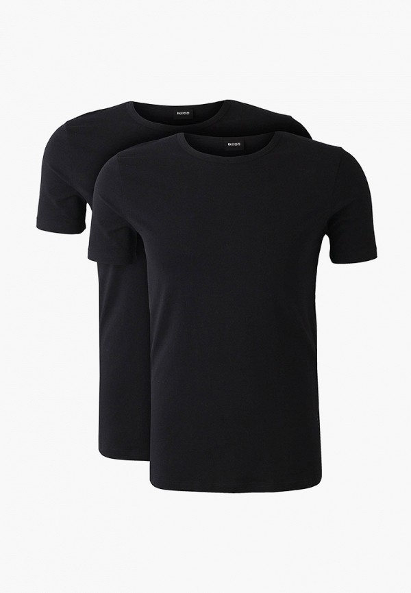 

Футболки домашние 2 шт. Boss, Черный, T-Shirt RN 2P CO/EL