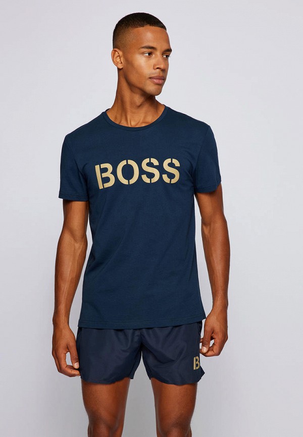 

Футболка Boss, Синий, T-Shirt RN Special