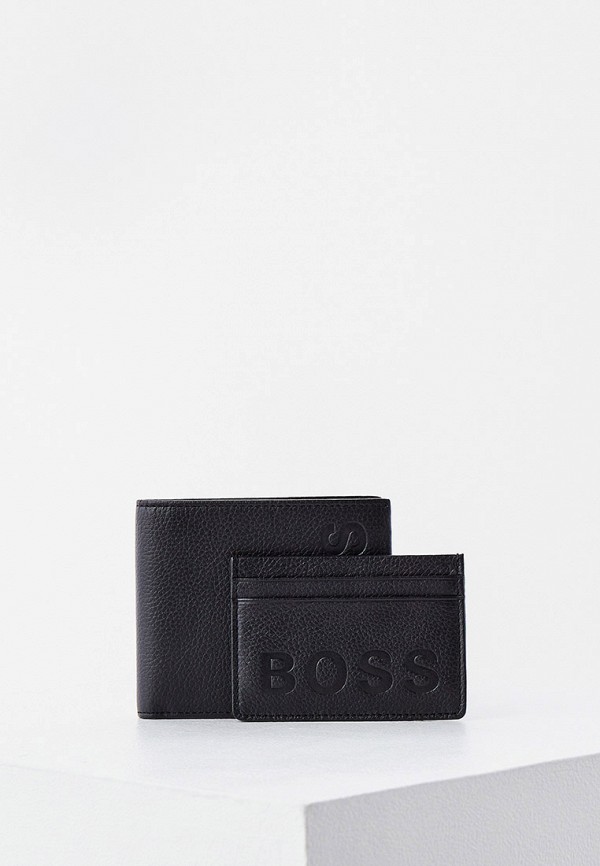 

Кошелек и кредитница Boss, Черный, GBBM_8cc S card bold