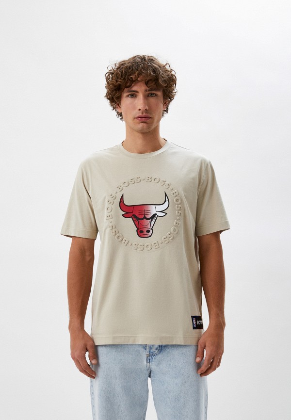 

Футболка и брелок Boss, Бежевый, T_Basket_3