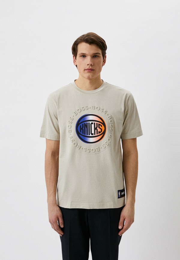 

Футболка Boss, Бежевый, T_Basket_3
