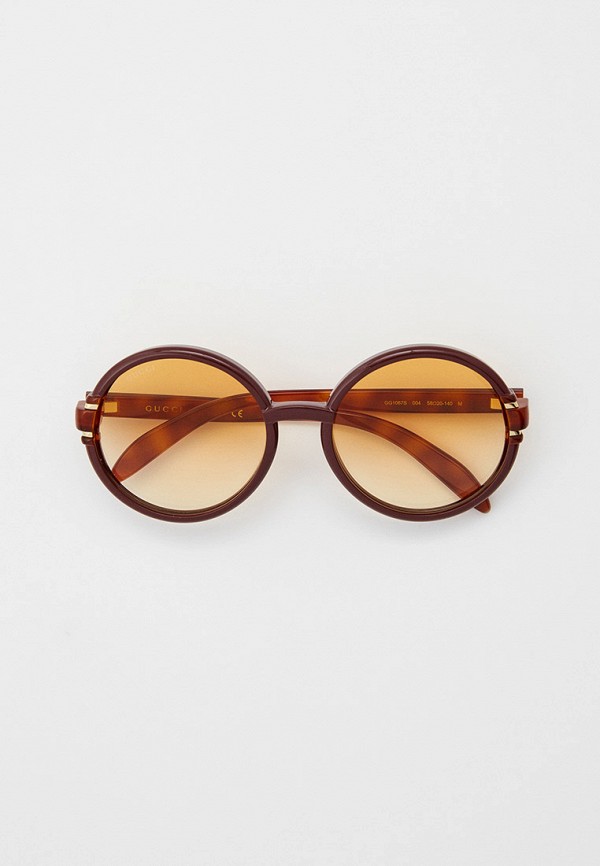 

Очки солнцезащитные Gucci, Коричневый, GG1067S 004