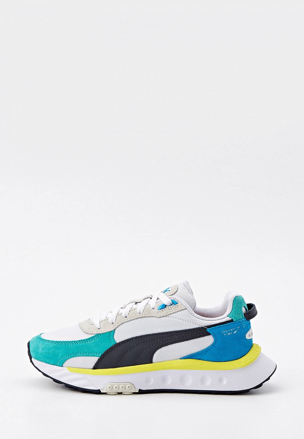 

Кроссовки PUMA, Разноцветный, Wild Rider Rollin Elektro Aqua-