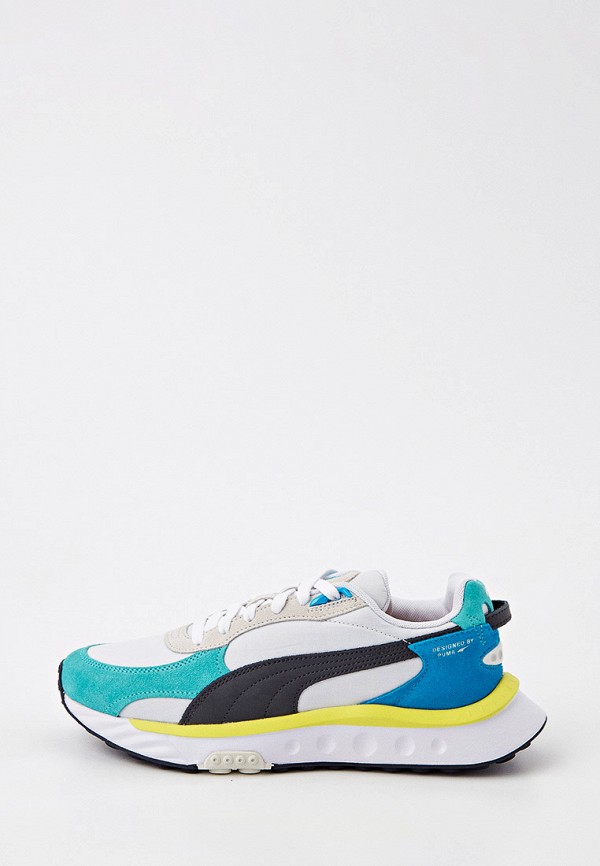 

Кроссовки PUMA, Разноцветный, Wild Rider Rollin Elektro Aqua-