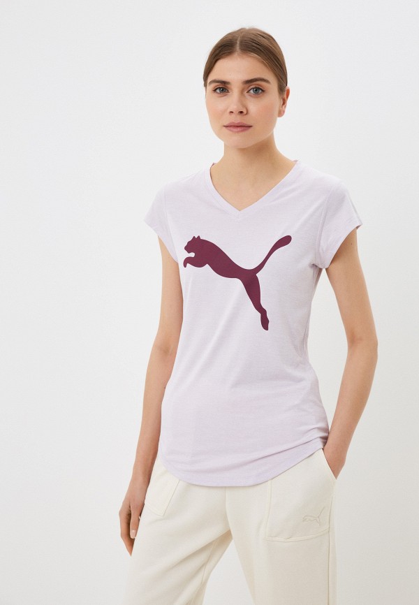 

Футболка спортивная PUMA, Фиолетовый, Train Favorite Heather Cat Tee