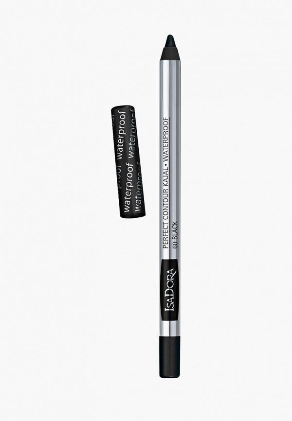 

Карандаш для глаз Isadora, Черный, водостойкий, Perfect Contour Kajal Waterproof 60, 1,2г