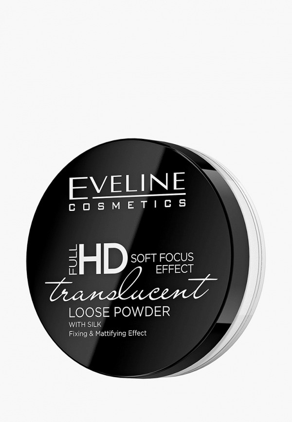 Пудра Eveline Cosmetics транспарентная фиксирующая - translucent серии Full HD Mineral Loose Powder, 6 г