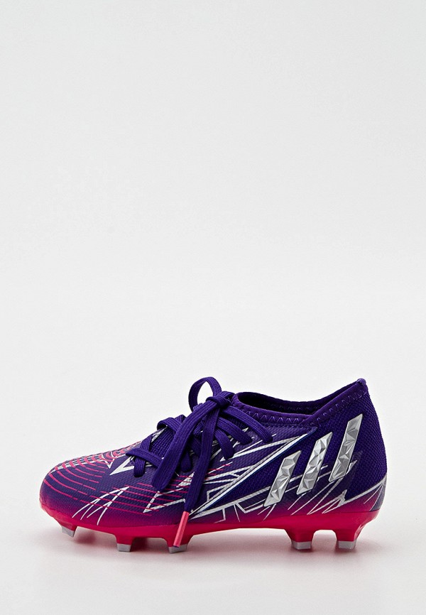 

Бутсы adidas, Фиолетовый, PREDATOR EDGE.3 FG J