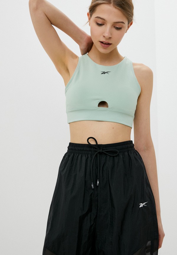 

Топ спортивный Reebok, Зеленый, S BEYOND THE SWEAT CROP