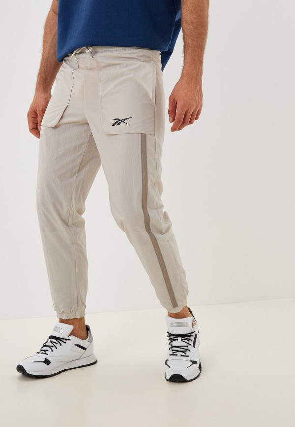 

Брюки спортивные Reebok, Бежевый, MYT WOVEN PANT