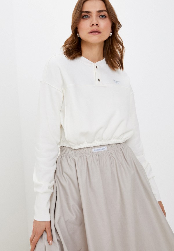 

Свитшот Reebok Classic, Белый, CL WDE COTTON FT COVERUP